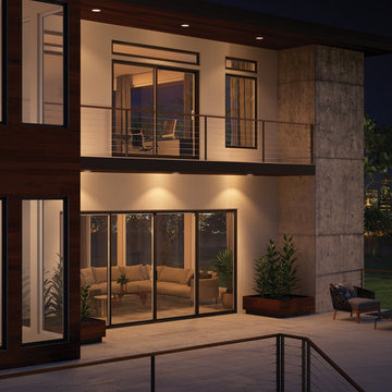 Milgard Patio Doors - Trinsic Series sliding picture windows, modern