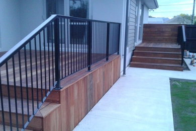 Design ideas for a contemporary deck in Christchurch.