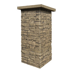 DURANGO SQUARE COLUMN WRAP- SOLID COLOR - Wall Panels