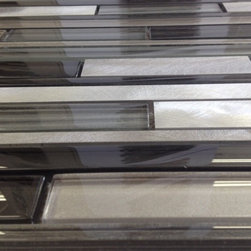 Mix Staggered Strips Raven - Tile