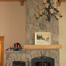 Cottage fireplace
