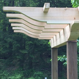 Eklektischer Garten in Portland Maine