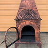 Aztec Allure Cast Iron Antique Bronze pizza oven