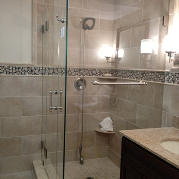 Frameless Corner Shower