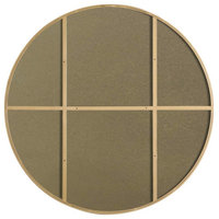 Elegant Eternity Metal Frame Round Mirror 42