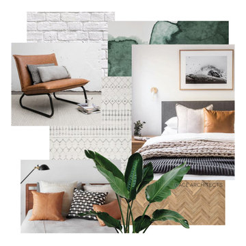 Attic renovation - Moodboard bedroom