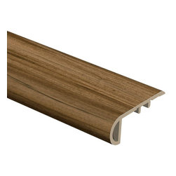 Zamma - Black Walnut 3/4 in. Thick x 2-1/8 in. Wide x 94 in. Length Vinyl Stair Nose - Stair Tread Rugs