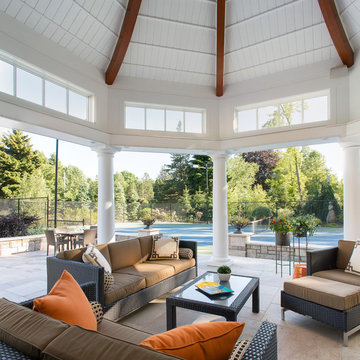 Poolhouse Splendor in Connecticut