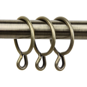 1 Metal Curtain Rings With Clips And Eyelets Transitional Window Treatment Accessories By Urbanest Living Houzz