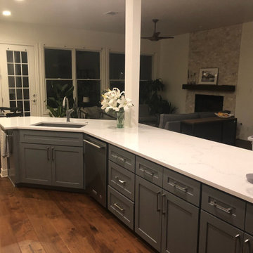 Austin, TX - Misterio Vicostone Quartz - Kitchen & Bar Cut Down
