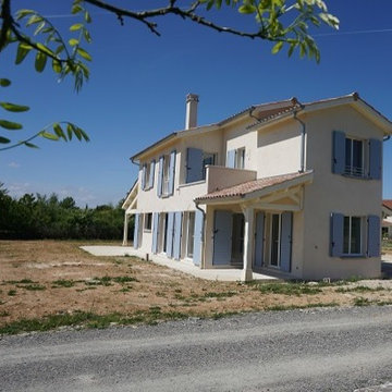 Maison type mas de provence - façade sud
