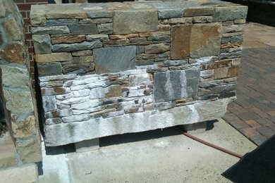 Efflorscence Removal off of stone work / Green chemicle