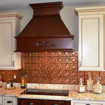 Cool Copper Backsplash