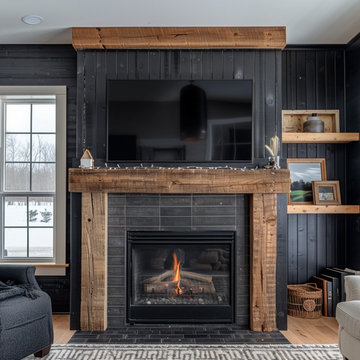 Mantels with Matching Shelves