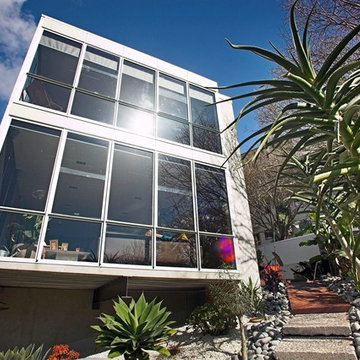 Concrete/wooden homes