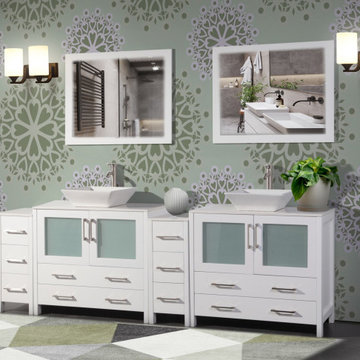 VA3136-96-W Vanity (White)