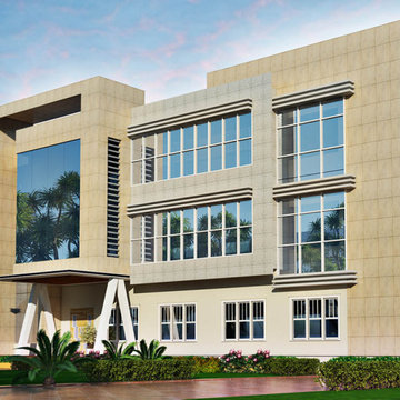 Modern School Campus Design in Chiniot - Modern Classic Design
