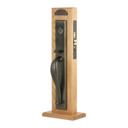 Emtek 3326 Sandcast Bronze Mortise Rectangular Full Length Entry Set - Products