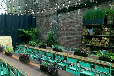 Example of a mountain style patio design in Philadelphia