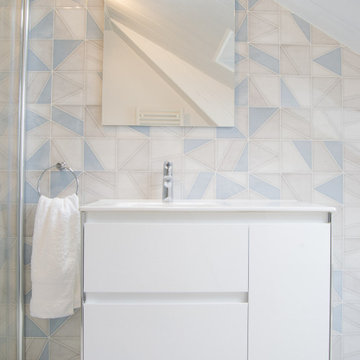 Salle de Bain nuances de bleu