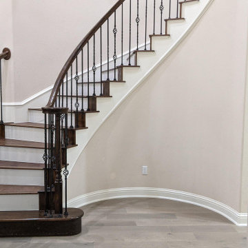 Stairs With Tile Risers