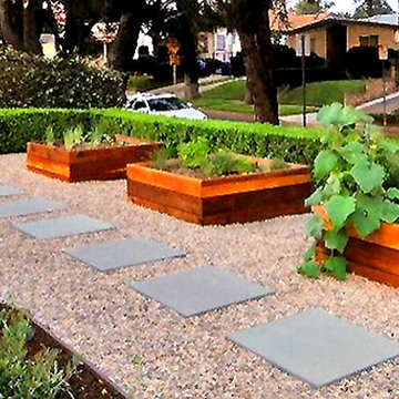 Redwood Planter Boxes