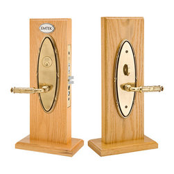 Emtek 3542 Oval Ribbon & Reed Entry Set - Products