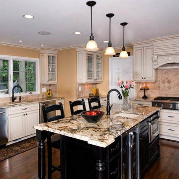 A Kitchen Where the Family Hangs Out