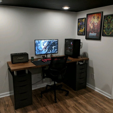Basement gaming room!