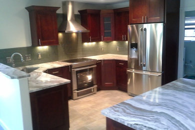 Minimalist kitchen photo in Dallas