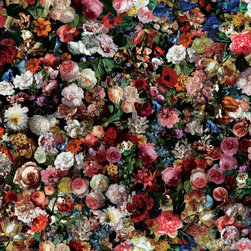 Flowerbomb Scarlet - Upholstery Fabric