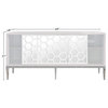 Zoey Sideboard/Buffet, White Lacquer
