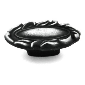 PA1113-SPA Satin Pewter Antique 2 1//8/" Oval Cabinet Knobs Hickory Morning Star