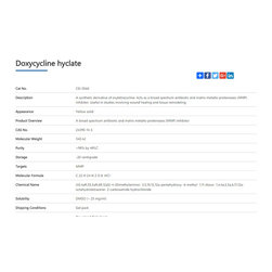 doxycycline hyclate - Products