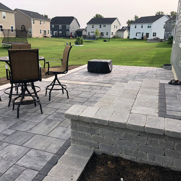 Dazzling custom patio and hardscape backyard design in Delaware, OH