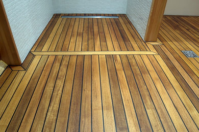 Teak floor