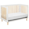 Babyletto Lolly 3-in-1 Convertible Crib with Toddler Bed Conversion Kit in White
