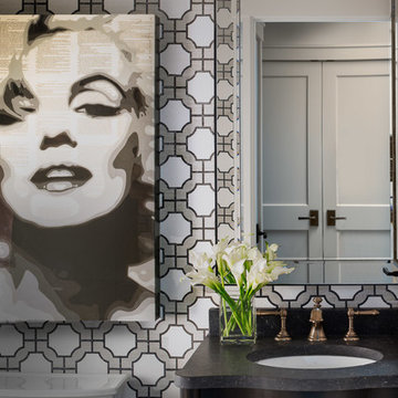 Transitional Powder Room