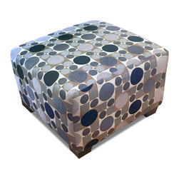 Designer Fabric Ottomans - Products