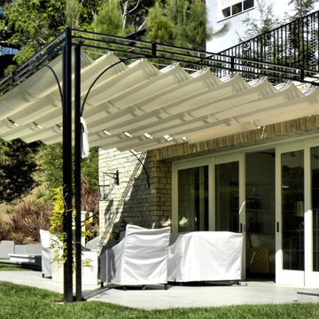 Slide Wire Patio Canopy