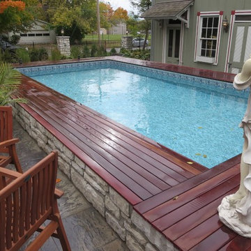 Creating outdoor living space - Above Ground Pool
