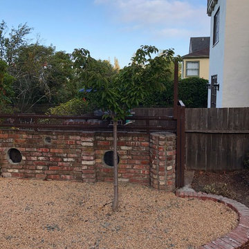 Phase 1: convert backyard into French/English/Japanese inspired garden