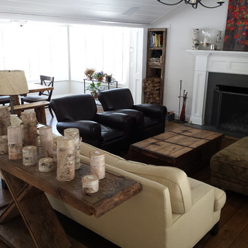 Pound Ridge Transitional Farmhouse