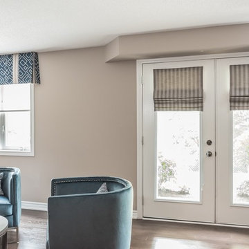 Contemporary Entertainers Basement
