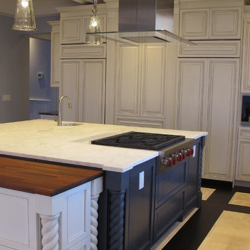 Hamptons Beach Home Kitchen