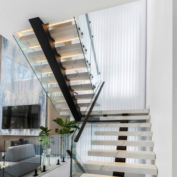Curtains for Tall Staircase Windows – Floor-to-Ceiling Solution