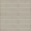 MSI SMOT-GL-T-SN39 3" x 9" Subway Wall Tile - Glossy Visual - - White