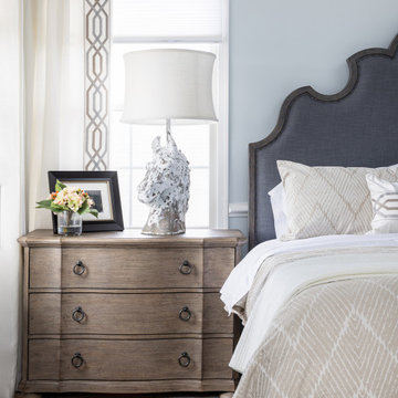 Horse Head Lamps Master Suite