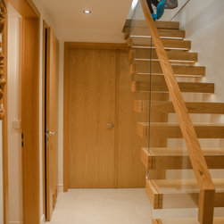 Oak Real Wood Veneer Single Doors - Home Decor