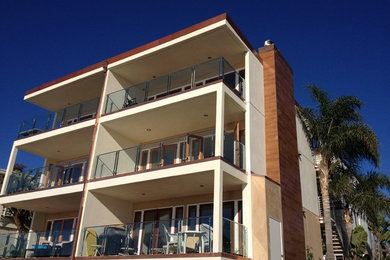 Trendy exterior home photo in Orange County